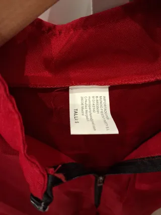 Disfraz La Casa de Papel Mono Rojo Talla S