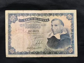 Billete 500 Pesetas Banco de España 1946