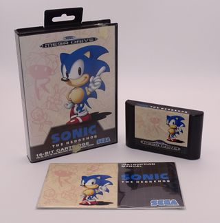 Sonic The Hedgehog Sega Mega Drive Caja y Cartucho
