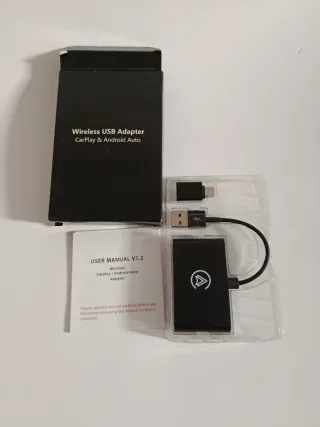 Adaptador USB Inalámbrico CarPlay Android Auto