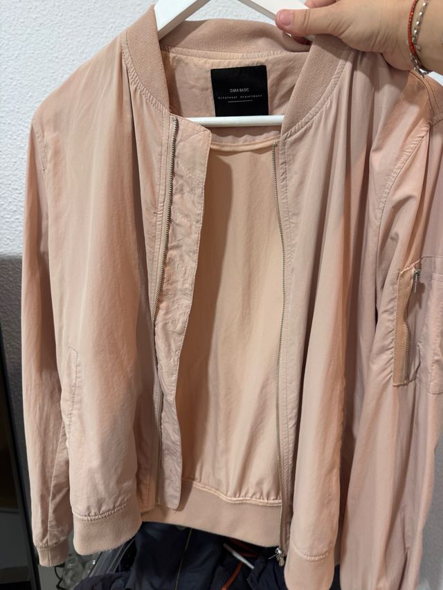 Bomber ligera Zara rosa