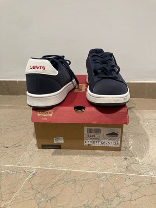Zapatillas Levi's niño azul/blanco Talla 38