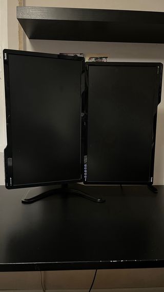 2 Monitores BenQ con Soporte