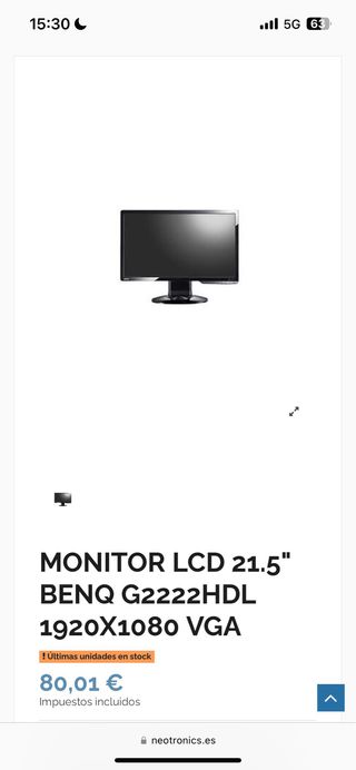2 Monitores BenQ con Soporte