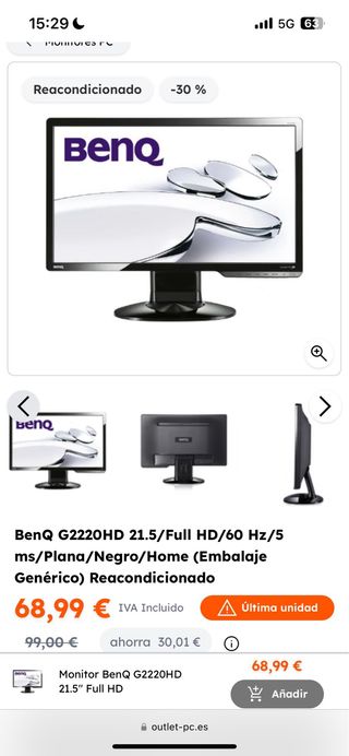2 Monitores BenQ con Soporte