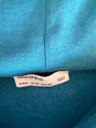Sudadera Bershka Monte Bianco Mujer Azul Talla M