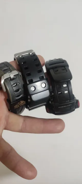 Lote 3 Relojes Casio G-Shock y Protrek 