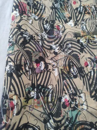 Tela loneta impermeable diseño Mickey