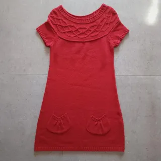 Vestido punto rojo mujer Fórmula Joven