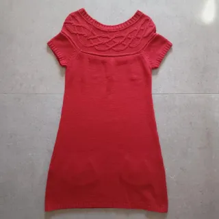 Vestido punto rojo mujer Fórmula Joven