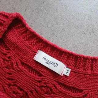 Vestido punto rojo mujer Fórmula Joven