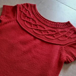 Vestido punto rojo mujer Fórmula Joven