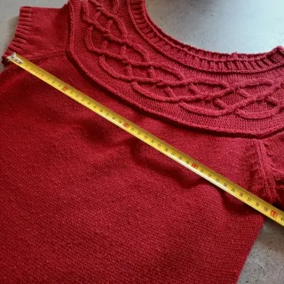 Vestido punto rojo mujer Fórmula Joven
