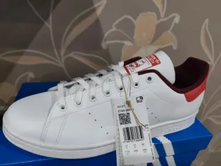 Zapatillas Adidas Stan Smith Blancas y Rojas