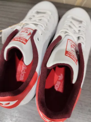 Zapatillas Adidas Stan Smith Blancas y Rojas