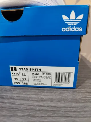 Zapatillas Adidas Stan Smith Blancas y Rojas