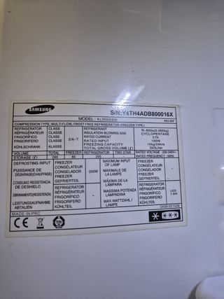 Cajones Congelador Nevera Samsung