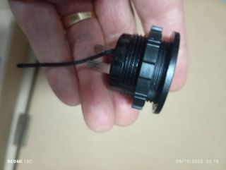 Sensor digital Voltaje y Temperatura Exterior 12V