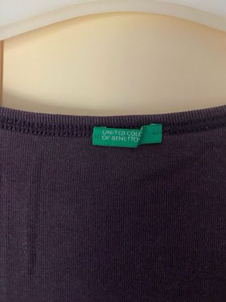 Camiseta Benetton manga larga morada