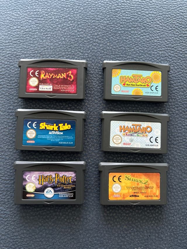 Pack juegos Game Boy Advance y Nintendo DS