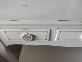 Mueble de entrada blanco madera