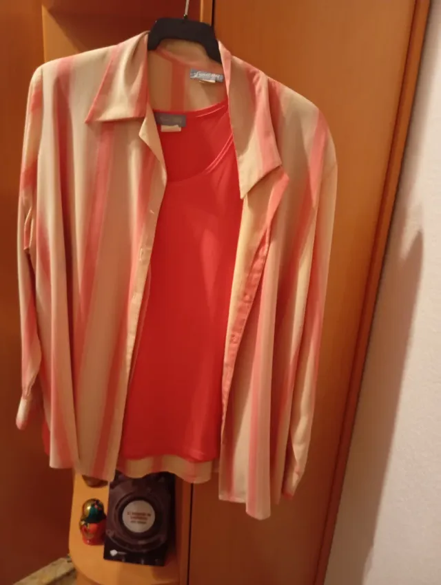 Blusa Santi RQ mujer naranja y rosa Venta fisica