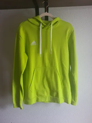 Sudadera Adidas Talla M Verde Neón