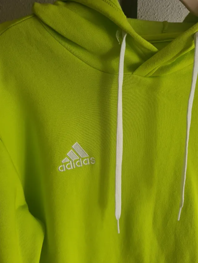 Sudadera Adidas Talla M Verde Neón