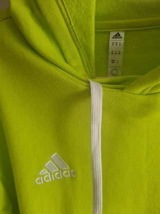 Sudadera Adidas Talla M Verde Neón
