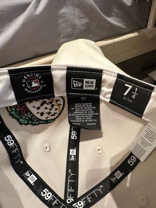 Gorra New Era Beige con Palmeras Talla 7 1/4