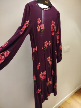 Vestido Amitie floral morado