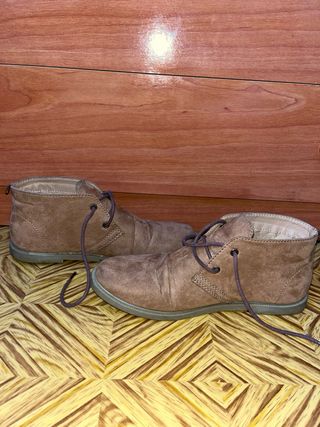 Botines marrones de ante