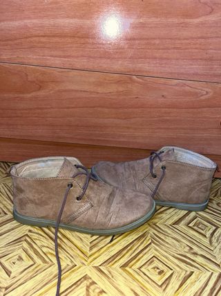 Botines marrones de ante