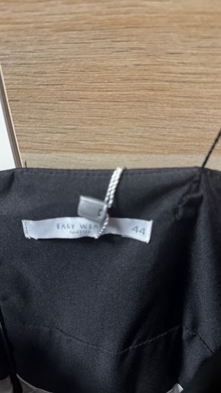 Vestido Negro y Rosa Corte Inglés