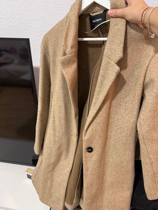 Abrigo Pull&Bear beige