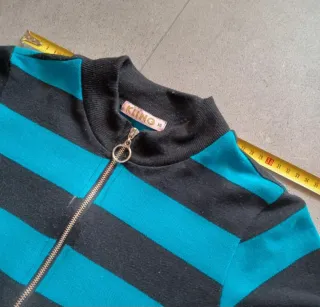 Vestido mujer Kling rayas azul y negro