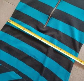 Vestido mujer Kling rayas azul y negro