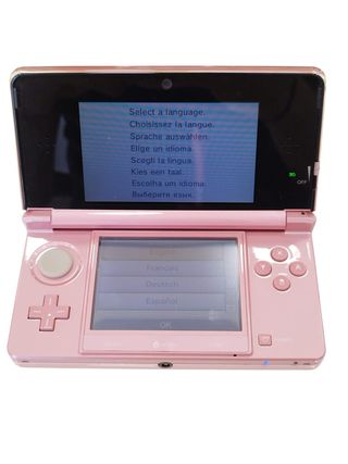 CONSOLA NINTENDO 3DS ROSA + CARGADOR