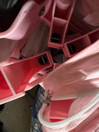 Cuna de viaje OLMITOS rosa
a estrenar 