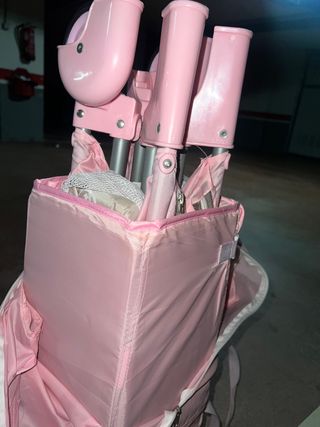 Cuna de viaje OLMITOS rosa a estrenar