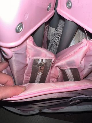 Cuna de viaje OLMITOS rosa a estrenar