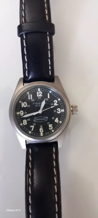 Reloj Fossil Negro y Plateado