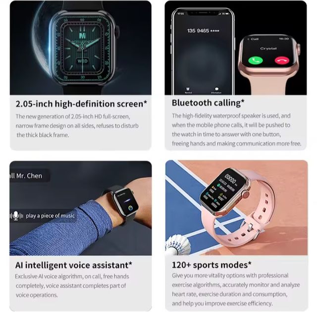 Reloj inteligente multifunción Watch 9