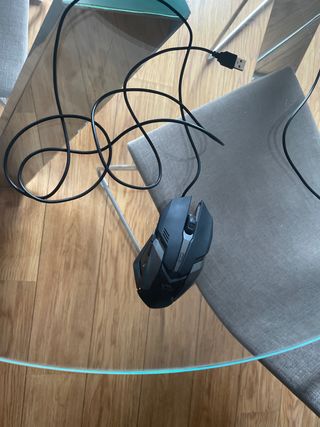 Ratón Gaming USB Negro y Gris