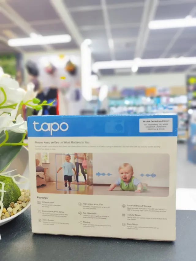 Cámara Seguridad Wi-Fi Tapo 2K