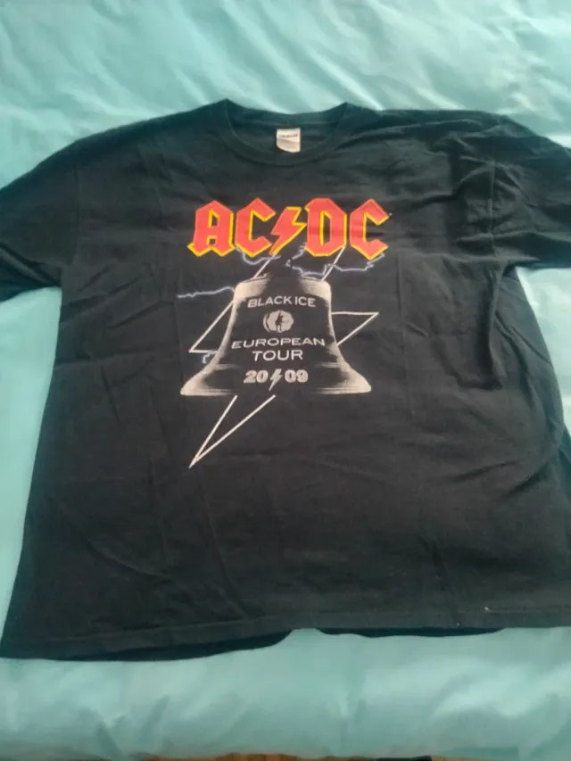 Camiseta AC/DC Black Ice European Tour 2009 XL