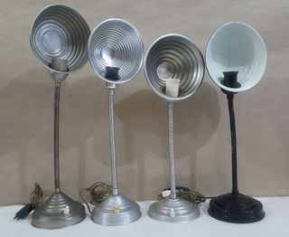 Lámparas de escritorio vintage aluminio