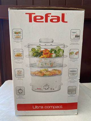 Tefal Ultra Compact Vaporera nueva.