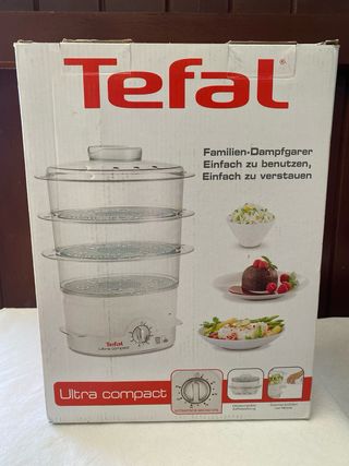 Tefal Ultra Compact Vaporera nueva.