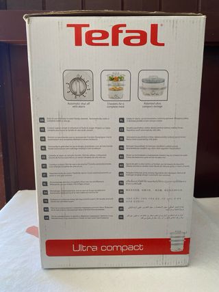 Tefal Ultra Compact Vaporera nueva.